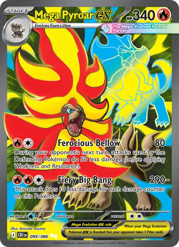 Mega Pyroar ex FA